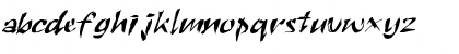 Download RoughBrush Normal Font Lowercase Preview