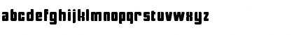 Download RoundBlack Regular Font Lowercase Preview