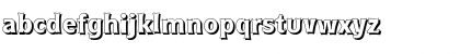 Download RoundestShadow Bold Font Lowercase Preview