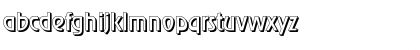 Download SalBeckerShadow Regular Font Lowercase Preview