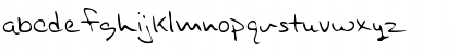Download SammysHand Regular Font Lowercase Preview