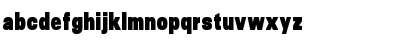 Download SansBlackSmall Regular Font Lowercase Preview