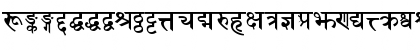 Download Sanskrit Bold Font Lowercase Preview