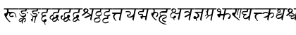 Download Sanskrit Italic Font Lowercase Preview