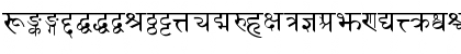 Download Sanskrit Regular Font Lowercase Preview
