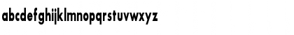 Download SansSerifBldFLFCond Regular Font Lowercase Preview