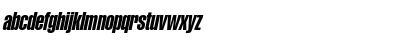 Download CorporateCompressedExtra Italic Font Lowercase Preview