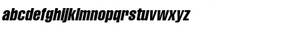 Download CorporateCompressed Italic Font Lowercase Preview