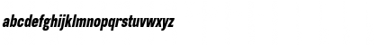 Download CorpusGothic CondensedOblique Font Lowercase Preview