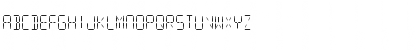 Download SF Digital Readout Light Font Lowercase Preview