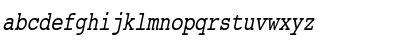 Download Courier Condensed Italic Font Lowercase Preview