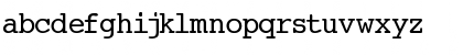 Download Courier-Normal Regular Font Lowercase Preview