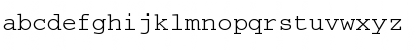Download CourierEe Regular Font Lowercase Preview