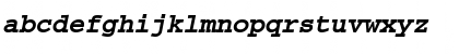 Download CourierPS Bold Oblique Font Lowercase Preview