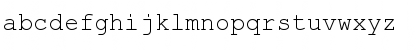 Download CourierSH Regular Font Lowercase Preview