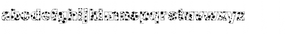 Download Cow-Spots Regular Font Lowercase Preview