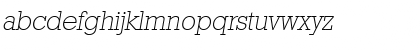 Download Stafford-Serial-ExtraLight RegularItalic Font Lowercase Preview