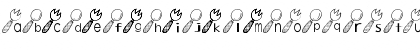 Download Tableware Font Regular Font Lowercase Preview
