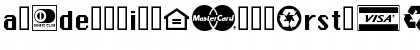 Download Credit Cards Regular Font Lowercase Preview