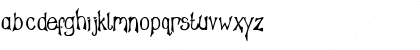 Download Tampy's Font Regular Font Lowercase Preview