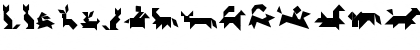 Download TangramAnimals Regular Font Lowercase Preview