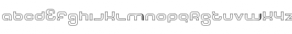 Download Tech Font Outline Regular Font Lowercase Preview
