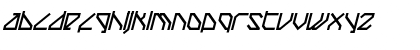 Download TechstepBold Oblique Regular Font Lowercase Preview