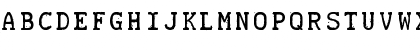 Download TELETYPE 1945-1985 Regular Font Lowercase Preview
