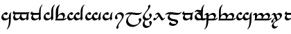 Download Tengwar Annatar Bold Font Lowercase Preview
