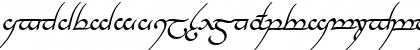 Download Tengwar Annatar Italic Font Lowercase Preview