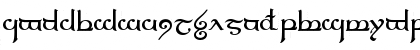 Download Tengwar Elfica Regular Font Lowercase Preview