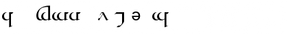 Download Tengwar Quenya-A Regular Font Lowercase Preview