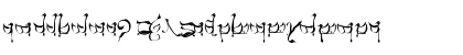 Download Tengwar Teleri Regular Font Lowercase Preview