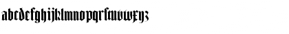 Download TexturGotisch LT Regular Font Lowercase Preview