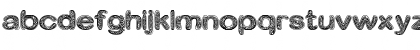 Download Crinkle Cut Glass Regular Font Lowercase Preview