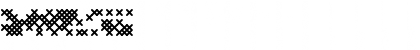Download Cross Stitch Coarse Regular Font Lowercase Preview