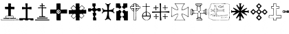 Download Crosses Regular Font Lowercase Preview