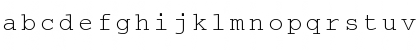 Download CrrCTT Regular Font Lowercase Preview