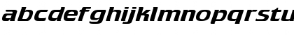 Download CruiserExtended Regular Font Lowercase Preview