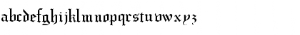 Download CrusaderGothic Regular Font Lowercase Preview