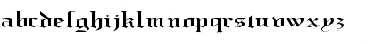 Download CrusaderGothicExtended Regular Font Lowercase Preview