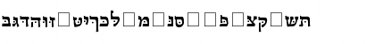 Download CSL-Hadassah Regular Font Lowercase Preview