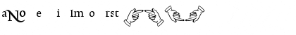 Download TriniteNo1 Roman Font Lowercase Preview