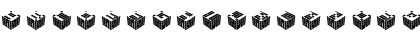 Download CUBICdot standard Font Lowercase Preview