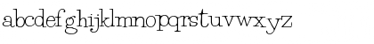 Download Twiggy86 Regular Font Lowercase Preview