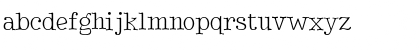 Download Typenrad Regular Font Lowercase Preview