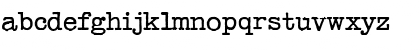 Download Typewriter Regular Font Lowercase Preview