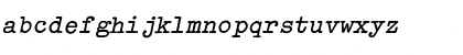 Download Typewriter ExtraBold Font Lowercase Preview