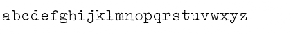 Download Typewriter Light Font Lowercase Preview