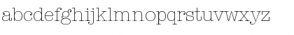 Download Typewriter-Serial-ExtraLight Regular Font Lowercase Preview